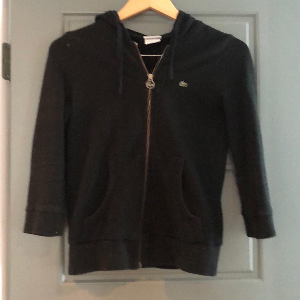 Lacoste 3/4 sleeve hoodie